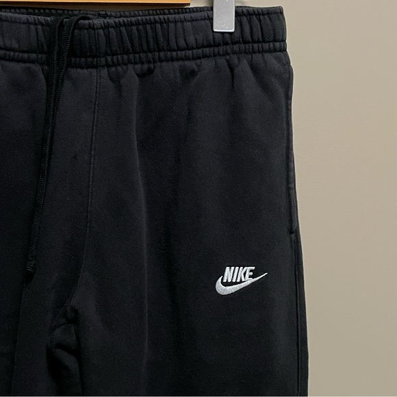 Nike Black Fleece Joggers Sweatpants Women’s Medium - Picture 2 of 11